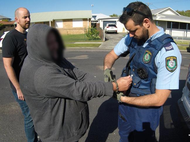 Hopkins was arrested at Berkeley Vale.