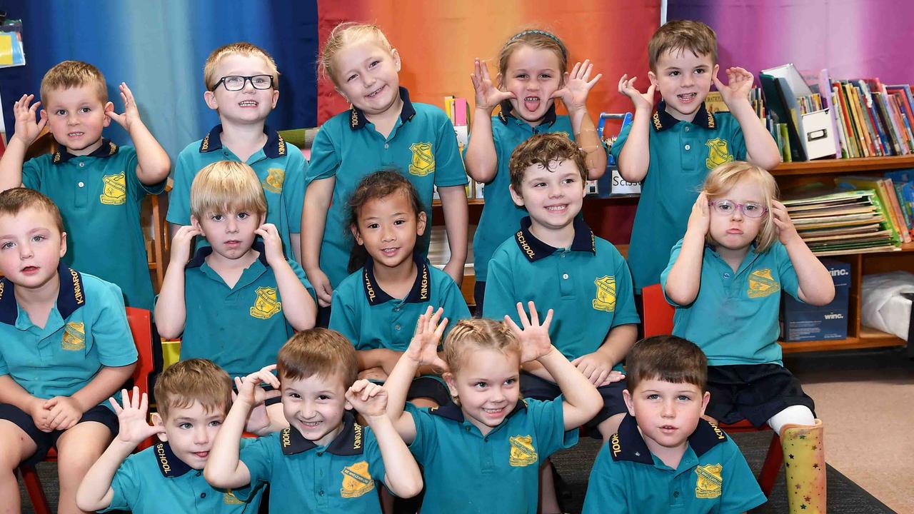 My First Year: Coolabunia State School Prep B, (back) Brain, Jaxon, Indiana, Neve, rcher. (middle) Kaison, Silas, Jaycee, Jacob, Abigail. (front) Hunter, Bentley, Maddison, Blake. Picture: Patrick Woods.