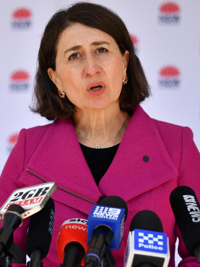 NSW Premier Gladys Berejiklian. Picture: NCA NewsWire/Joel Carrett