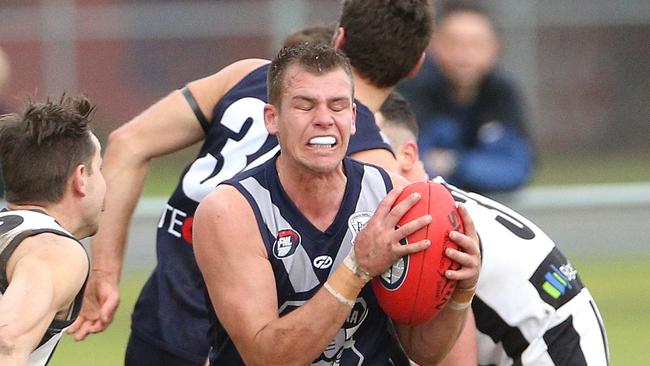 Brenton Keating in action for Bundoora. Picture: Hamish Blair