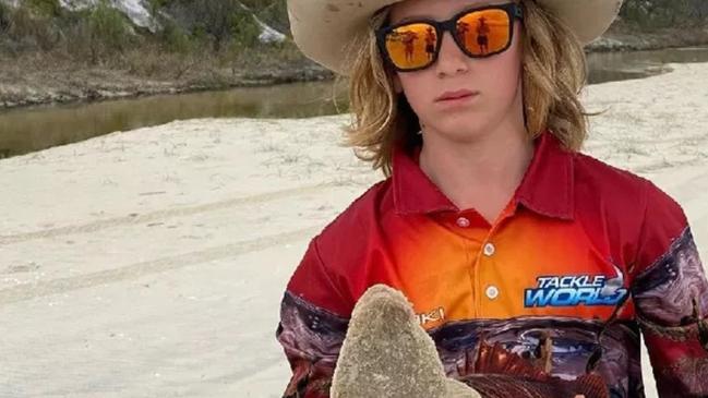 Levi Hanna’s family has asked the community to help them say goodbye to their “warrior boy” at 7.14pm Saturday, three days after he was struck by a car while crossing a road at Canina, 12km northeast of Gympie.