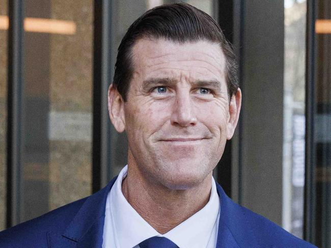 SYDNEY, AUSTRALIA - NewsWire Photos JULY 27, 2022: Decorated Soldier, Ben Roberts-Smith leaves the Federal Court in Sydney today as his defamation case against Channel Nine wraps up. Picture: NCA NewsWire / David Swift