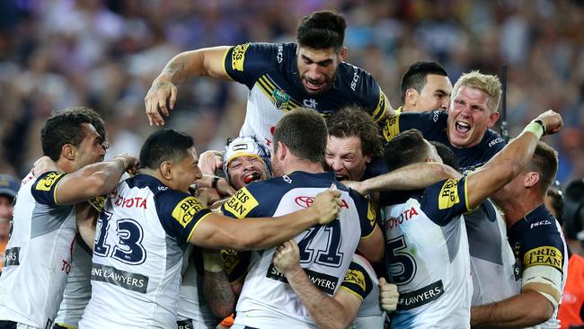 They might be the champions, but the Cowboys still couldn’t turn a profit . Picture: Gregg Porteous