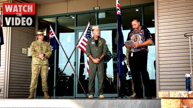 The US Admiral makes a special visit to Darwin