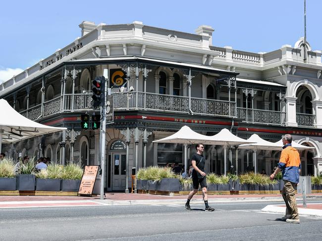 The Ramsgate Hotel, Henley Beach Square, Thursday, December 6, 2018. (AAP Image/ Morgan Sette