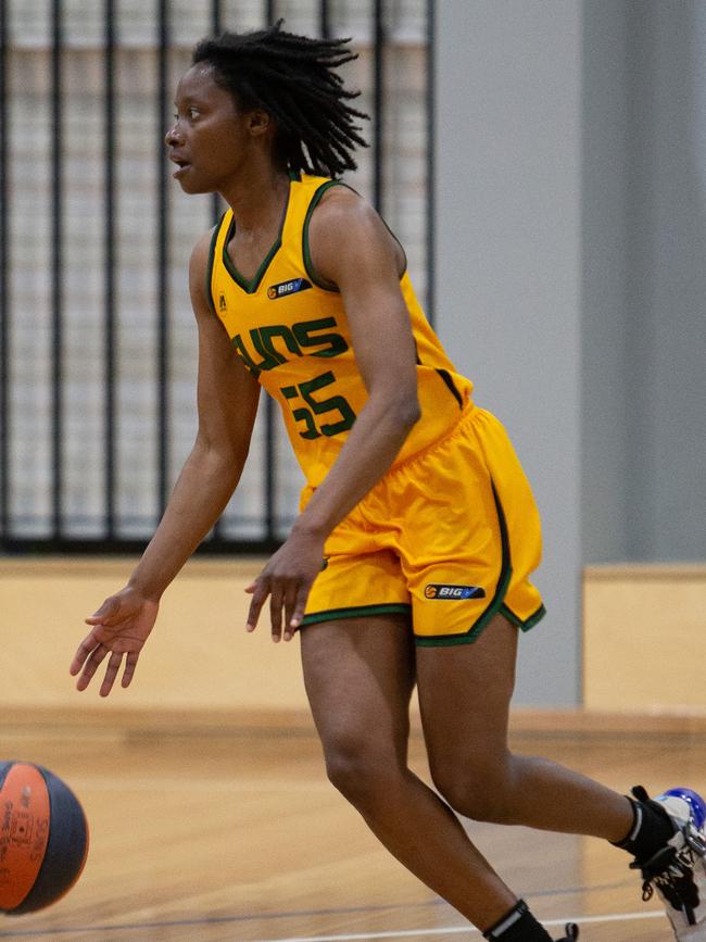 Ariel Hearn has been dominant for Sherbrooke. Photo: Basketball Victoria.