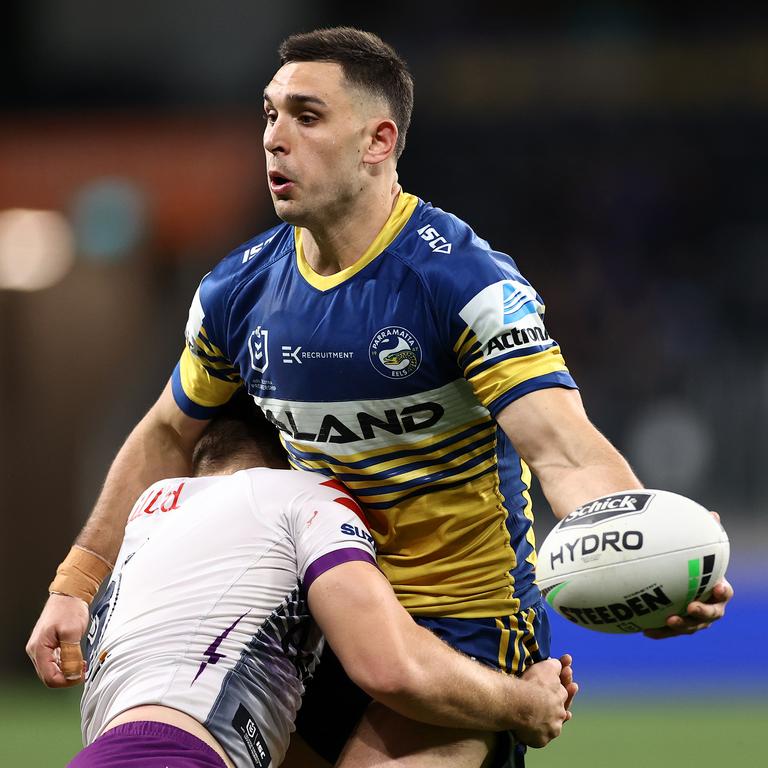 Ryan Matterson is always looking to get an offload away. Picture: Cameron Spencer/Getty Images