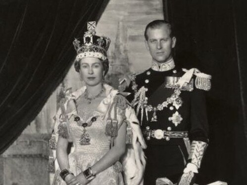 An unseen photo of the Queen and Prince Philip. Picture: Supplied