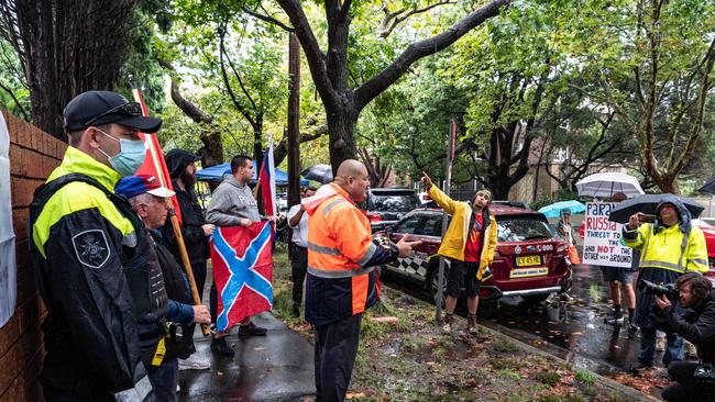 The street may be renamed Ukraine St after the council decision. Picture: NCA NewsWire / Flavio Brancaleone