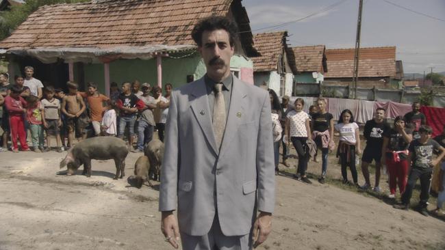 Image still from Borat Subsequent Moviefilm Courtesy. Picture: Amazon Studios