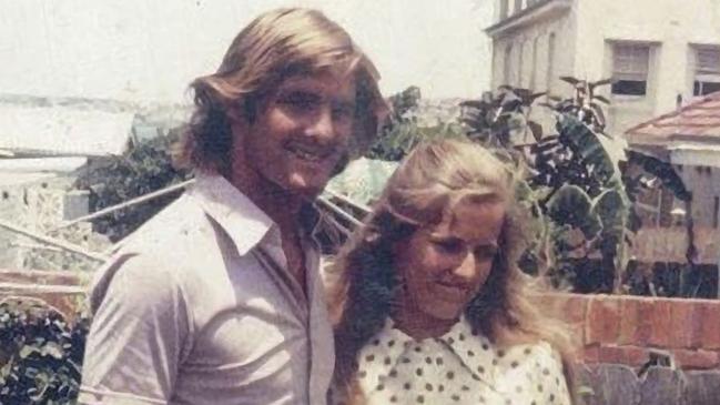 Chris Dawson and Lynette Dawson from a Simms family photo album tendered to the NSW Supreme Court. Photo: Supplied.