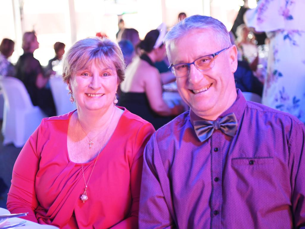 Joanne Kovac, Charlie Rayner. at the Darwin Turf Club Bridge Toyota Ladies' Day / Derby Day. Picture: KATRINA BRIDGEFORD