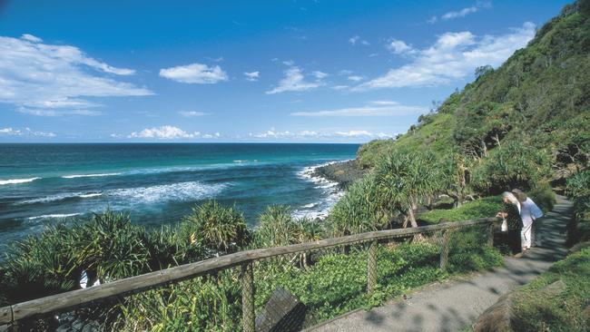 Burleigh Head National Park. Picture: Tourism and Events Queensland