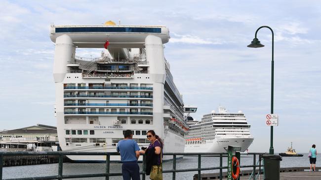 The MSC Magnifica is barred from Fremantle. Picture: AAP.