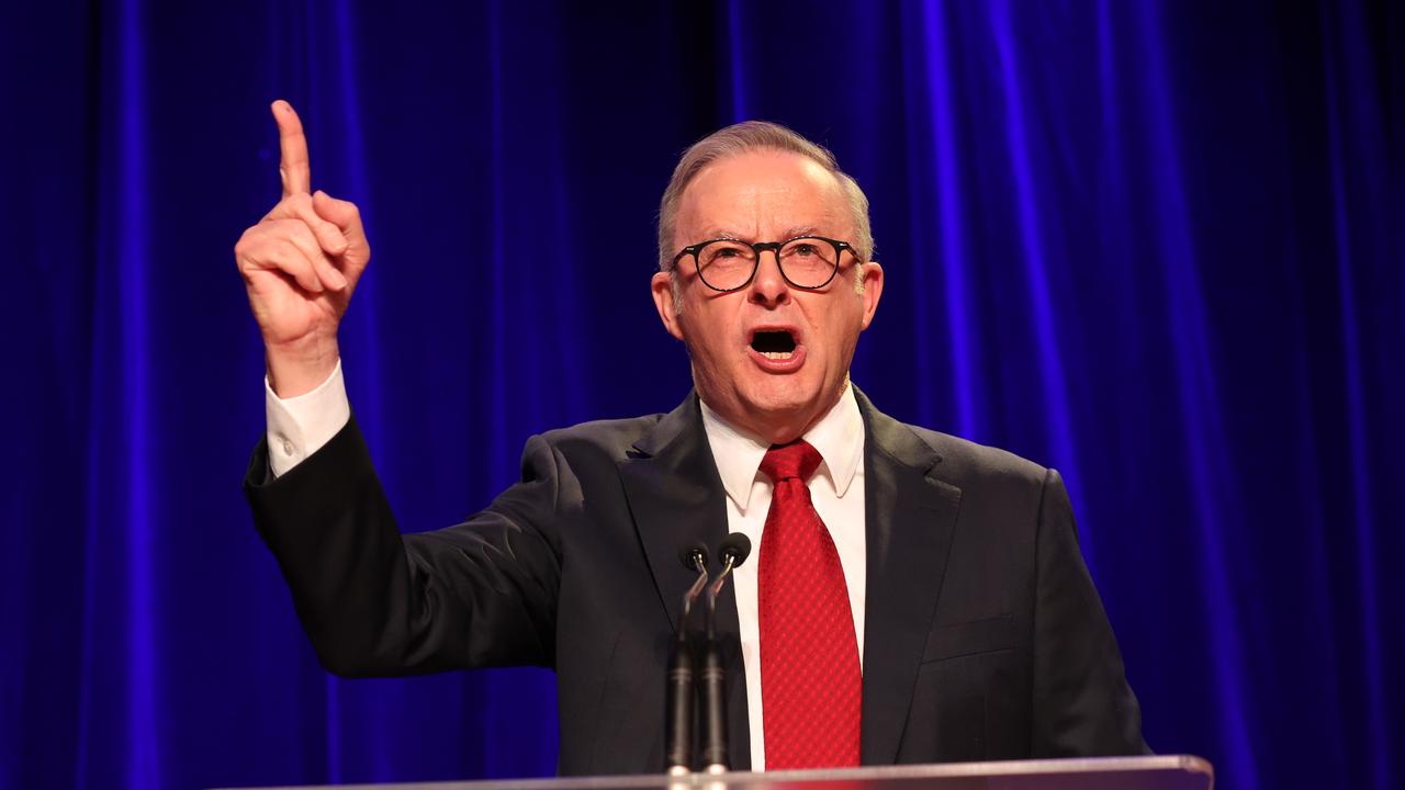Anthony Albanese has secured bout 84 seats for a solid majority in the 150-seat parliament. Picture: Jason Edwards / NewsWire