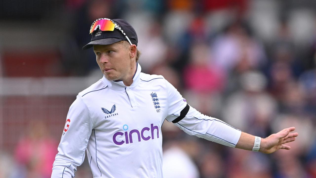 England captain Ollie Pope. Photo by Stu Forster/Getty Images