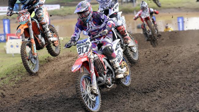 Matt Moss won Round six of the MX Nationals  at Appin. CREDIT: MELVYN KNIPE.