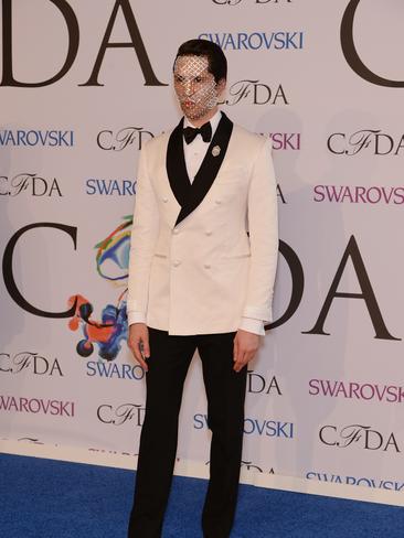 New York fashion icon Di Mondo attends the 2014 CFDA fashion awards at Alice Tully Hall, Lincoln Center on June 2, 2014 in New York City. (Photo by Dimitrios Kambouris/Getty Images)