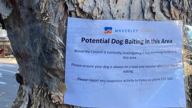 At least one pet has fallen ill and died after potential dog baiting.