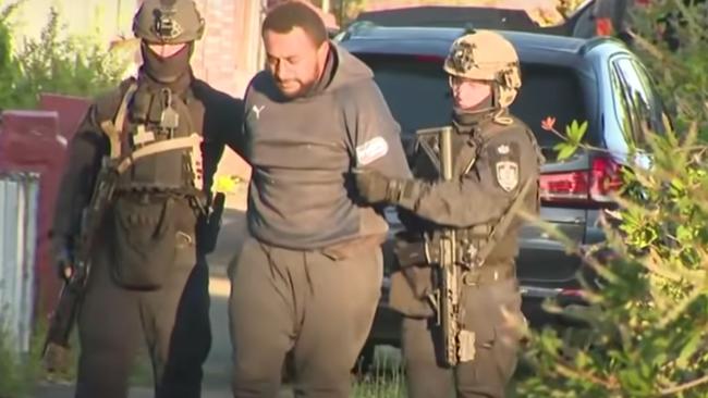 Samuel John Rokomaqisa was charged over an alleged plot to murder underworld figure Ibrahem Hamze. Picture: Channel 7