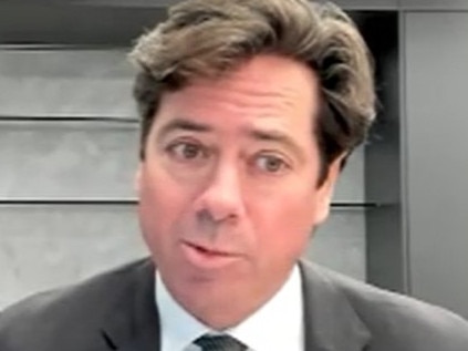 AFL CEO Gillon McLachlan has fronted a parliamentary inquiry into online gambling.