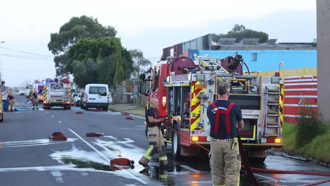 Two people who were inside the Sunshine North facility at the time of the fire were found dead.<br/>Picture: Brendan Beckett