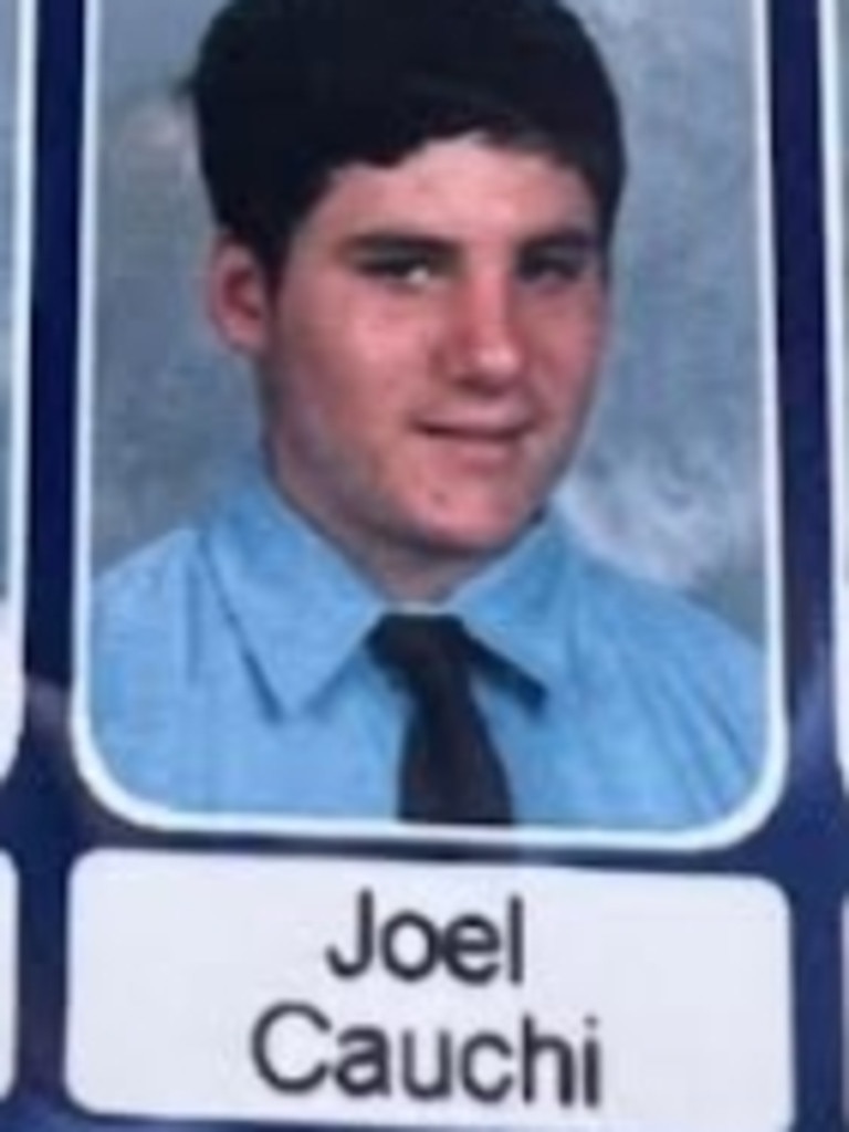 A school photo of Joel Cauchi from Harrison State High School's Facebook group.