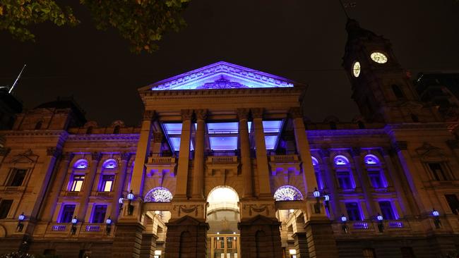 Melbourne Town Hall. Picture: AAP