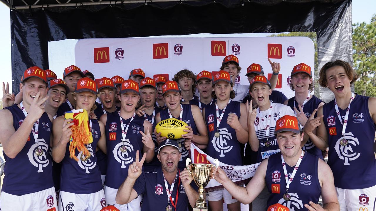 Tweed Coolangatta Blues won the Under 17 Boys Div 2 grand final for SEQJ Gold Coast Northern Rivers. Picture: Supplied