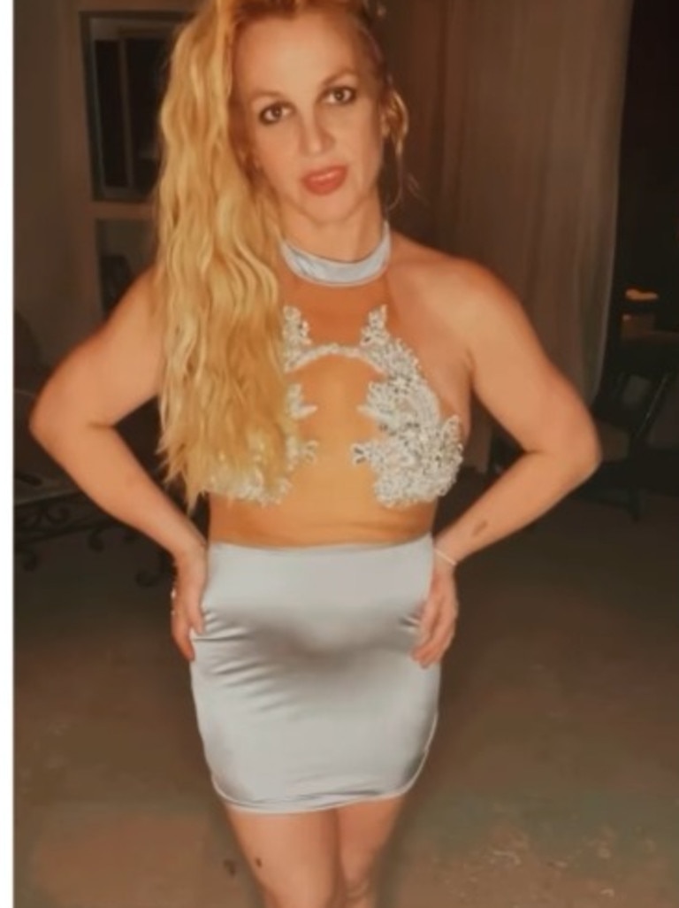 Britney posts and also frequently deletes dance videos on Instagram.