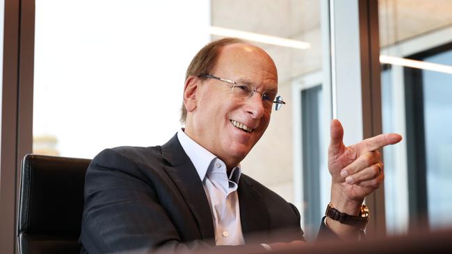 BlackRock chief executive Larry Fink.