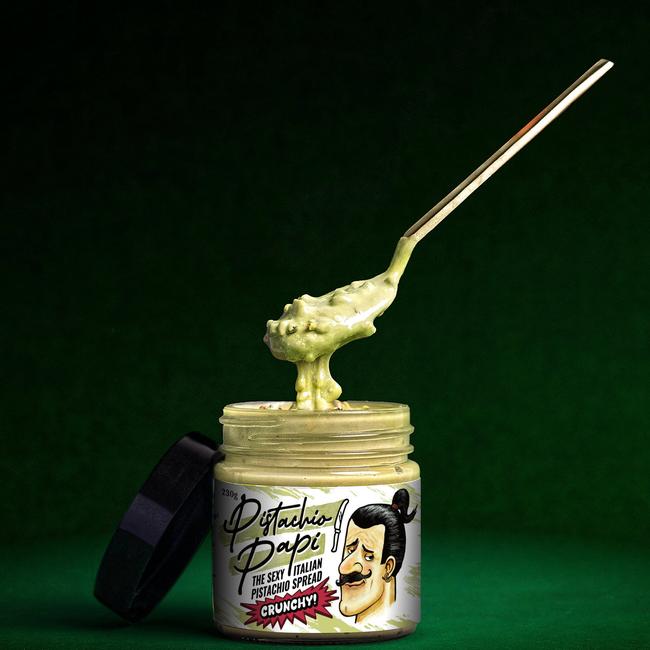 The crunchy and smooth versions will be available. Picture: Pistachio Papi