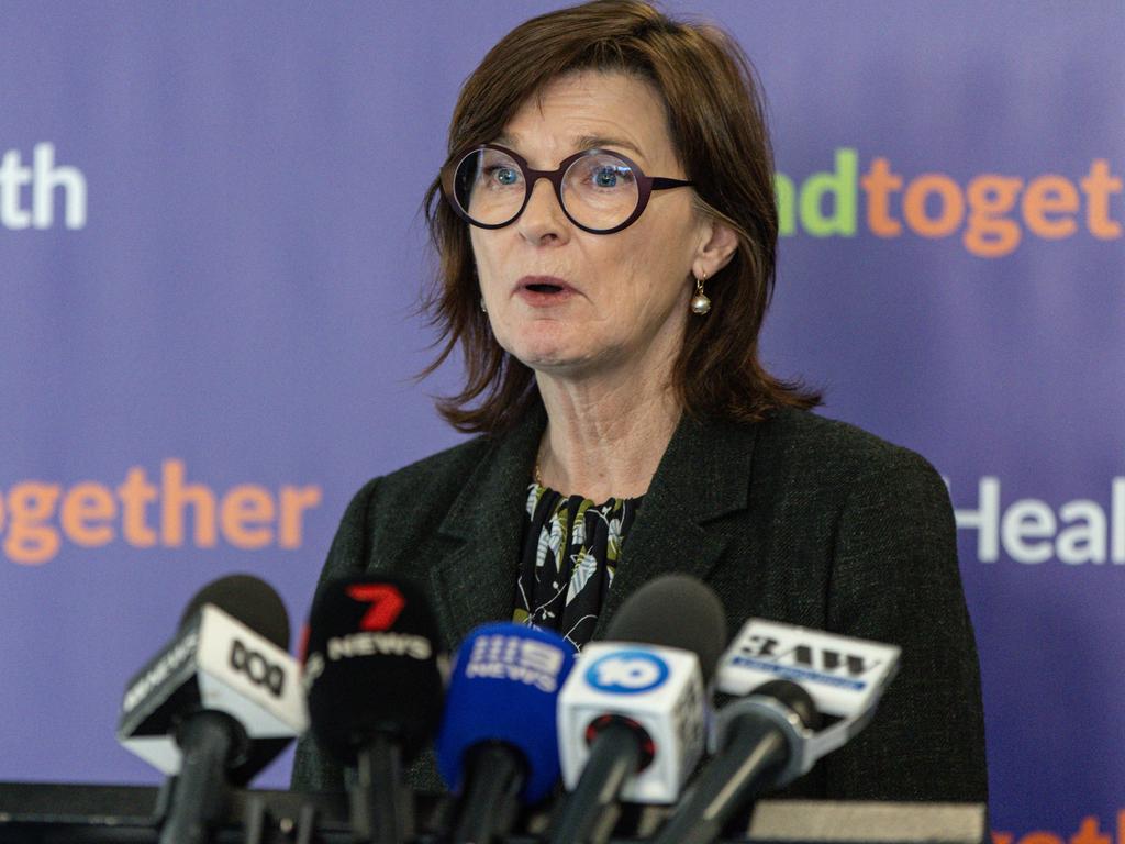 Health Minister Mary-Anne Thomas refused to reflect on the findings of the Covid inquiry in detail. Picture: Diego Fedele