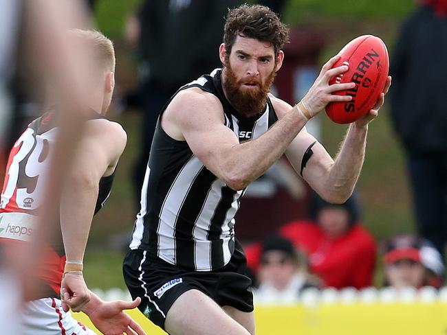 Tyson Goldsack in action during his VFL return. Picture: Michael Klein