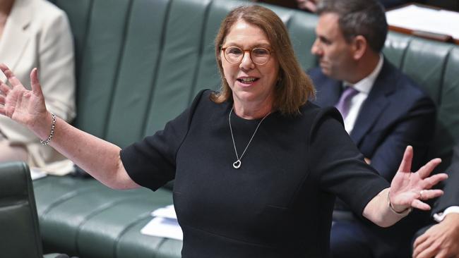 Minister for Infrastructure, Transport and Regional Development of Australia, Catherine King during Question Time. Picture: NCA NewsWire / Martin Ollman