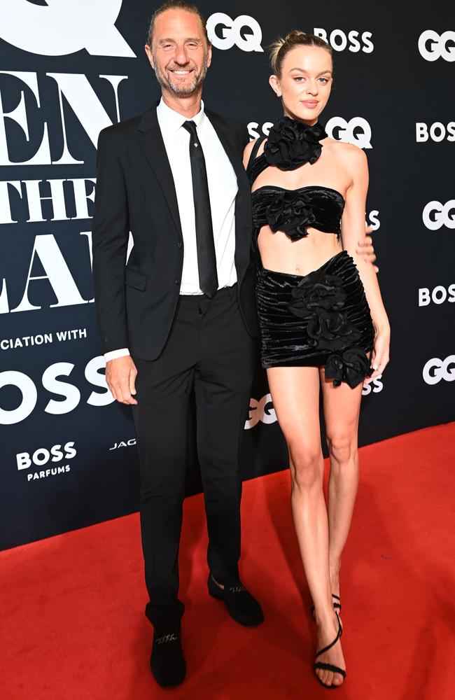 Justin Hemmes took to the red carpet with girlfriend Madeline Holtznagel. Picture: Jeremy Piper