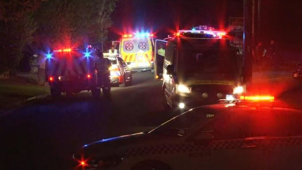 Bystanders administered first aid until paramedics arrived. Picture: 7 News