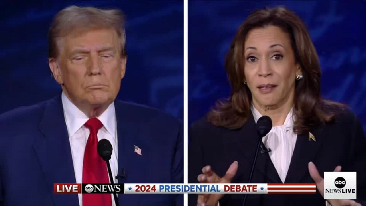 Trump and Harris tackle abortion in explosive first debate