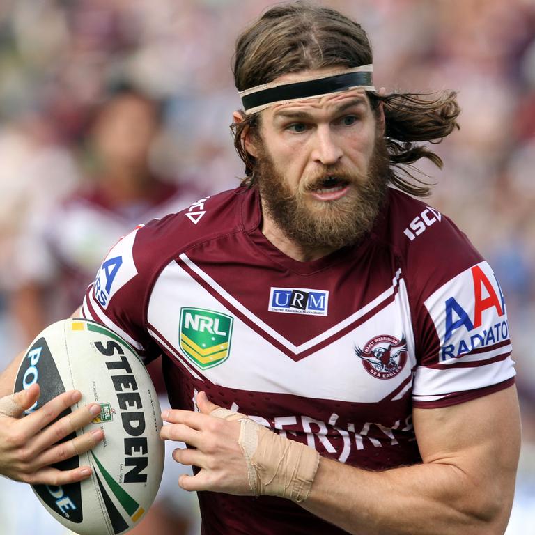 Manly's David ‘Wolfman’ Williams. Picture: AAP Image/Action Photographics, Grant Trouville