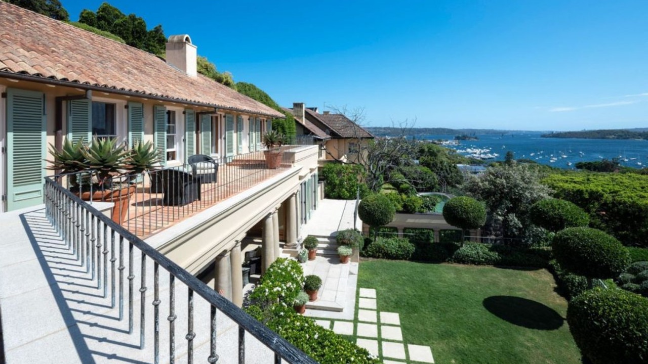 A mansion in Bellevue Hill recently bought by Simon for a client.