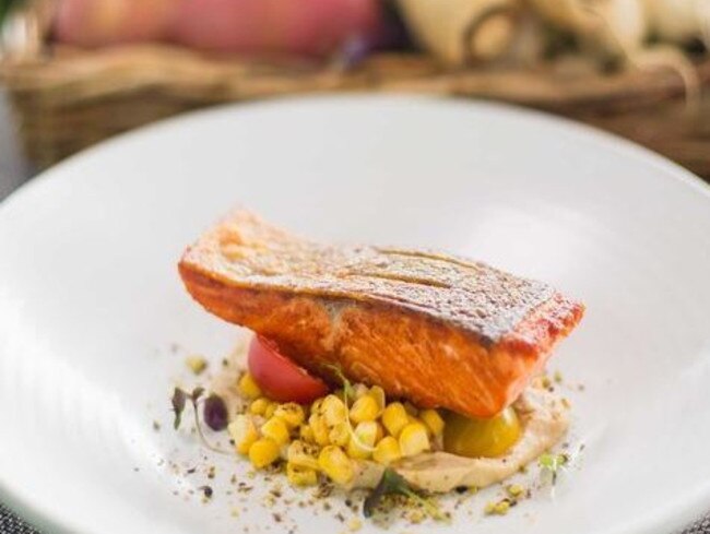 One of the fine dishes at Barretts Restaurant, Magenta Shores.