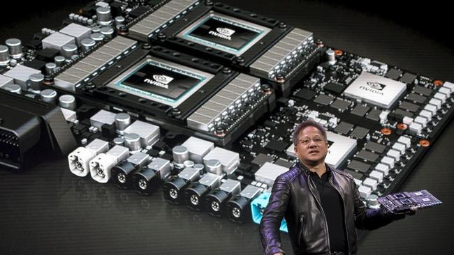 Nvidia chief executive Jensen Huang has likened developments in AI to the advent of smartphones. Picture: Bloomberg via Getty Images/The Times