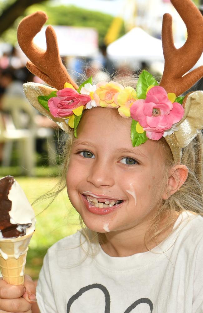 India Fest at Riverway. Amahli Burke, 6. Picture: Evan Morgan