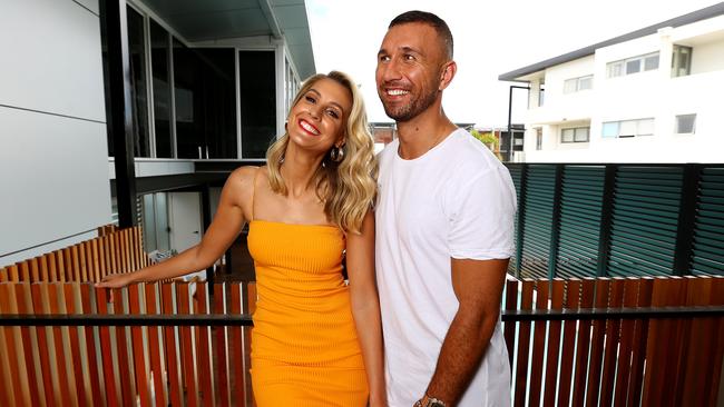 Quade Cooper and his partner Laura Dundovic have found a home in South Yarra. Picture: Adam Head