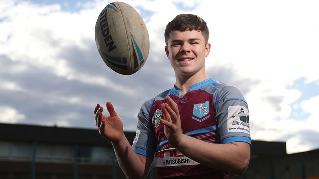 Blake Metcalf ready for the challenge against Holy Cross. Picture: Brett Costello