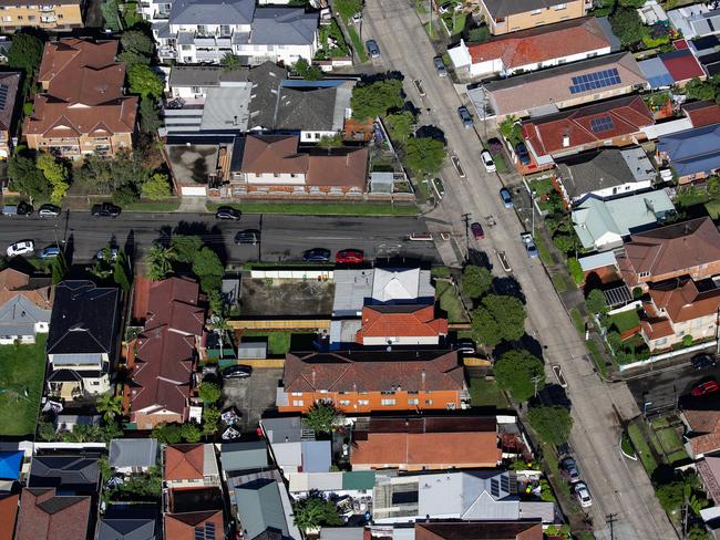 SYDNEY, AUSTRALIA - NewsWire Photos MARCH 24, 2021: An Aerial view of the Housing Market in the Western Sydney region from the Domestic Airport at Mascot to Marsden Park, in Sydney Australia. Picture: NCA NewsWire / Gaye Gerard