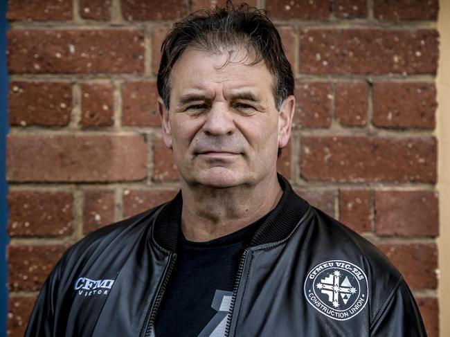 Wednesday August 24 2022 SA WEEKEND - John Setka. CFMEU leader John Setka pictured in Adelaide. Picture: Roy VanDerVegt