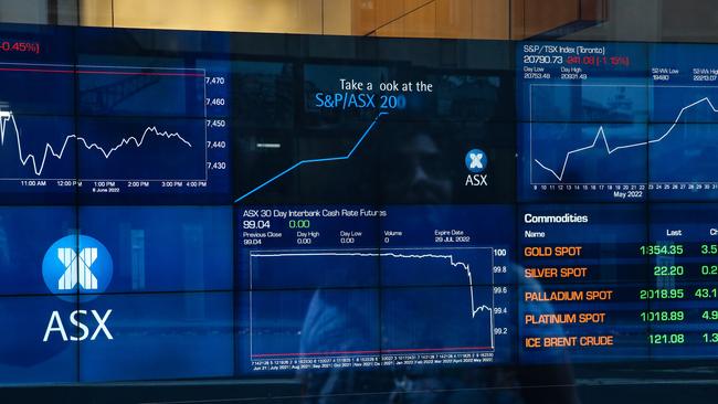 Australian shares fell sharply on Thursday, with the benchmark ASX200 slumping 1.29 per cent. Picture Newswire/ Gaye Gerard.