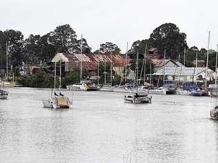 The Mary River taken from the Brolga Theatre. Picture: Alistair Brightman