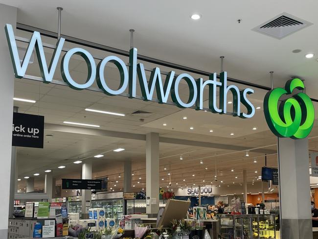 Woolworths supermarket at Greystanes Shopping Centre. Generic Greystanes photos.